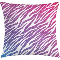 Abakuhaus Zebra Kussenhoes – Dubbelzijdig bedrukt – 40x40 cm – Roze fuchsie