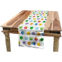 Abakuhaus Abstracte tafelloper – 40x180 cm – Multicolor, wasbaar