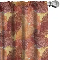 Abakuhaus Gordijnen – 2x75x245 cm – Microvezel – Vermiljoen Oranje, Halfdonker