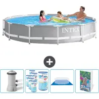 Intex Prism Frame Zwembad, rond - 366x76 cm - 5-delig, model SCB103