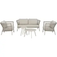 Intratuin 4-zits Loungeset Paula Met Latte Taupe