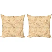 Abakuhaus Kussenhoes 2x50x50 – Decoratief kussen – Vintage vogels & libellen – Pastel multicolor
