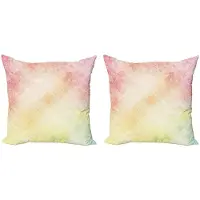 Abakuhaus Kussenhoes Set 2x40x40cm – Dubbeldruk Mikrofaser Multicolor