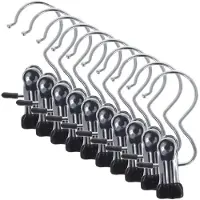 Crrynuo Luxe Petten hangers - Laarzenknijper - 10 Stuks - Kast organiser - 4,5 X 10,5 cm - Antislip - Laarzen hangers - Hanger voor accessoires - Laarzen ophangen - Laarzenklem