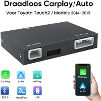 Hexinex Draadloos CarPlay Android auto -module Geschikt voor Toyota (2014-2019) - systeem Touch2/Entune 2.0, Android Auto plug-and-play