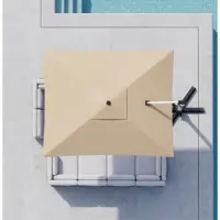 Novi at Home Zweefparasol Rechthoekig 400x300 cm met - 400x300 cm - Novihome