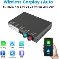Hexinex Autoradio Draadloze Carplay Android Auto Interface Module Geschikt Voor BMW 1 2 3 4 5 7 X1 X3 X4 X5 X6 MINI BMW CIC-systeem