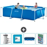 Intex Rechthoekig zwembad - 300x200x75 cm - 5-delig - SCB124