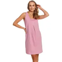 Doctor Nap Katoenen Nachthemd Borstvoeding Zwangerschap TCB.7460 Blush Rose 40 / L