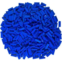 LEGO 1x4 stenen, hoge stenen, blauw - 3010, nieuw! Aantal: 100x
