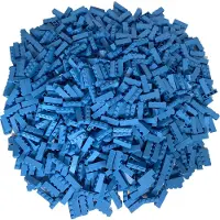 LEGO 1x4 stenen, hoge stenen, blauw - 3010, nieuw! Aantal: 100x