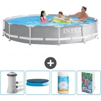 Intex Prism Frame Zwembad, rond - 366x76 cm - 5-delig, model SCB100