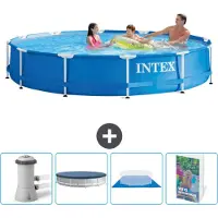 Intex Framezwembad, rond - 366x76 cm - 5-delig - SCB117