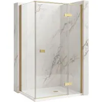 REA Atlas 90X80 Right - Douchecabine - Gouden Schotse - 90X80X200Cm