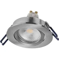 Osram HOMELIGHTING 4058075853492 Plafondspot, LED-plafondspot LED GU10 Satijn-nikkel