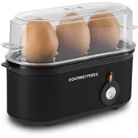 DS Produkte eierkoker voor 3 eieren | Eierkoker met eierprikker in maatbeker | Eierkoker – 3 hardheidsgraden voor je eierdopje | Design eierkoker klein – vaatwasmachinebestendige onderdelen