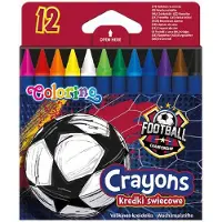 COLORINO Stifte 12 Kleuren Voetbal - Ideale Kleurpotloden voor Kinderen