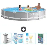 Intex Prism Frame Zwembad, rond - 366x76 cm - 5-delig, model SCB107