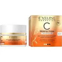 Eveline Cosmetics Eveline C Perfection+ Vitamine Cg, Actieve anti-aging liftcrème, geschikt voor 60+, 50 ml