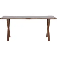 Ebuy24 Fiona eetkamertafel 90x180cm walnootdecor.