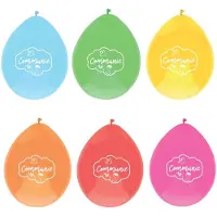 Haza communieballonnen 15 stuks 30cm diverse kleuren communie feest