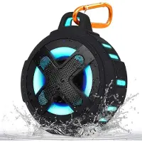 Mira Douche Speaker - Badkamer Speaker - Douche Speaker Bluetooth - Zwart - 11cm x 10cm x 6cm