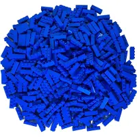 LEGO 1x4 stenen, hoge stenen, blauw - 3010, nieuw! Aantal: 250x
