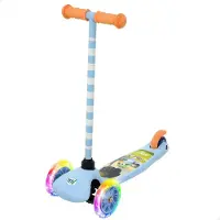 Blueys 77736 With Lights And Brake Scooter Blauw Kinderen