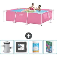 Intex Rechthoekig zwembad - 220x150x60 cm - 5-delig - SCB125