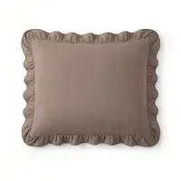 Sleeptime lazy kussenslopen ruffles - Taupe - Per 2 stuks