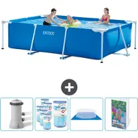 Intex Rechthoekig zwembad - 300x200x75 cm - 5-delig - SCB119