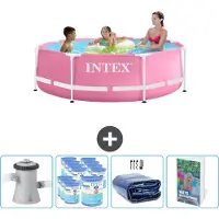 Intex Framezwembad, rond - 244x76 cm - 5-delig, model SCB118