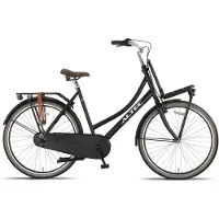 Altec Dutch - Transportfiets 28 Inch - 50 cm - Dames - 3V - Terugtraprem - Matzwart