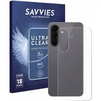 Savvies - Screenprotector voor Samsung Galaxy A57 5G (Achterkant) - Folie Beschermfolie transparant 18 Stuks