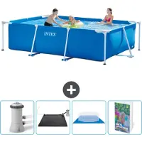 Intex Rechthoekig zwembad - 300x200x75 cm - 5-delig - SCB126