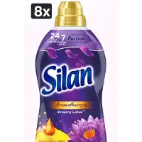 Silan (8x) Wasverzachter Aromatherapy – Dreamy Lotus – 48wasb./1,056L – Essentiële Oliën – Langdurige Parfum