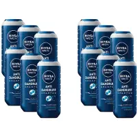 Nivea MEN Shampoo - Anti-Roos - Voordeelverpakking - 12 x 250 ml - Met Piroctone Olamine