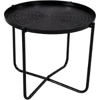 OEM Bijzettafel - Zwart - Ø40,5x35 cm - Staal