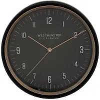 Atmosphera Sven Wandklok - 29 cm, Kunststof