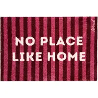Mad About Mats - Lou - deurmat - no place like home - schoonloop/scraper - wasbaar - 50x75cm