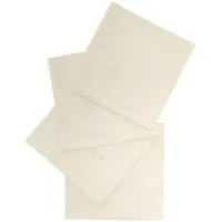 Atmosphera Katoenen Joy Servetten - 4 stuks - Stoffen servetten - 40x40cm - Wit