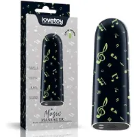 Lovetoy Music Massager - Mini Wibrator - Kompakt - 10 Functies - Waterdicht