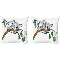 Abakuhaus – Tropische Dieren Kussenhoes 2x50x50 cm – Koala/Eucalyptus