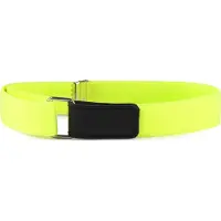 Ladeheid Kinderriem - Riem - Broekriem - Verstelbaar - Polyester - LA-TG-P15 - Neon Gelb/Schwarz - 8-15 Jahre