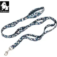 TrueLove Honden riem - Riem - Hond - Uitlaten - Wandelen - 140 cm - Blauw madelief