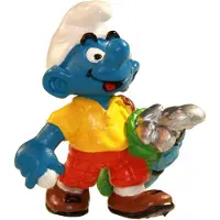 Schleich Golfer - De smurfen - speelfiguur van golf smurf (5 cm) - .