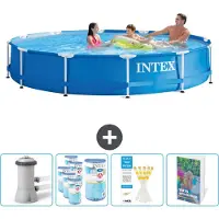 Intex Framezwembad, rond - 366x76 cm - 5-delig, model SCB107