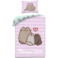 Pusheen dekbedovertrek Family Cats 140 x 200 cm polyester