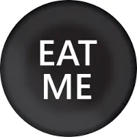 Witbaard Borden “Eat me” ( 8 stuks)