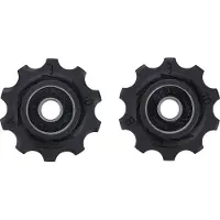 BBB Cycling Derailleurwieltjes Shimano, Campagnolo & SRAM - 7-speed, 8-speed, 9-speed, 10-speed - Duurzaam - Zwart - 10T - RollerBoys BDP-01